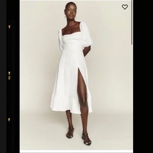 NWT REFORMATION BELGIUM LINEN DRESS